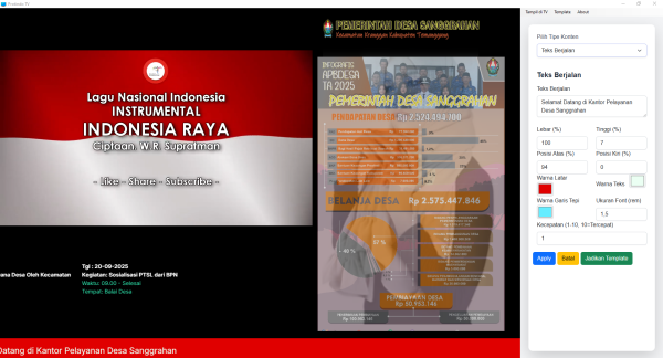 Aplikasi TV Display